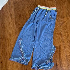 Matilda Jane Blue Capri Bottoms with Soft Fabric and Relaxed Fit